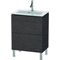 Duravit WTU Compact L-CUBE 704x620x391mm eiche dunkel gebürstet