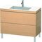Duravit Waschtischunterbau L-CUBE m WT Vero Air 698x1000x480mm 1 HL Ei geb