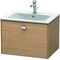 Duravit Waschtischunterbau BRIOSO Gri chr 442x620x479mm europäische eiche