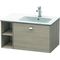Duravit Waschtischunterbau BRIOSO 442x820x479mm Be re Gri chr pine silver