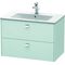 Duravit Waschtischunterbau BRIOSO Griffe chr 553x820x479mm lichtblau matt