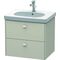 Duravit Waschtischunterbau BRIOSO Griffe Frontfarbe 563x620x469mm ta matt