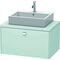 Duravit Konsolenunterschrank BRIOSO Griff chrom 442x820x550mm lichtblau matt