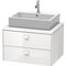 Duravit Konsolenunterschrank BRIOSO Griffe Frontfarbe 442x720x550mm grap ma
