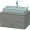 Duravit Konsolenunterschrank BRIOSO Griffe Frontfarbe 442x820x550mm bas matt