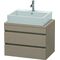 Duravit Konsolenunterschrank DURASTYLE 512x700x478mm leinen