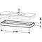Duravit Ablageboard DURASTYLE 448x1130x84mm lichtblau matt/basalt matt