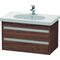Duravit Waschtischunterbau KETHO 465x800x480mm nussbaum dunkel