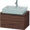 Duravit Konsolenunterschrank L-CUBE 400x720x477mm nussbaum dunkel