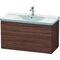 Duravit Waschtischunterbau L-CUBE 1020x481x555mm nussbaum dunkel