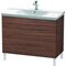 Duravit Waschtischunterbau L-CUBE 1020x481x709mm nussbaum dunkel