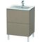 Duravit Waschtischunterbau L-CUBE 620x481x704mm leinen
