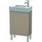 Duravit Waschtischunterbau L-CUBE 582x480x240mm, Anschlag links leinen