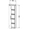 Duravit Hochschrank VERO 240x500x1760mm Ans links betongrau matt