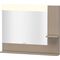 Duravit Spiegel VERO 142x1000x800mm, Beleuchtung leinen