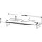 Duravit Konsole X-LARGE 480x1000x24mm nussbaum dunkel