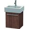 Duravit Waschtischunterbau X-LARGE 328x400x442mm Ans rechts nussbaum dunkel
