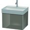 Duravit Waschtischunterbau XSQUARE 397x584x460mm flannel grey hochglanz