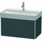 Duravit Waschtischunterbau XSQUARE 397x784x460mm graphit matt