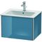 Duravit Waschtischunterbau XSQUARE 400x610x478mm stone blue hochglanz
