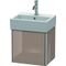 Duravit Waschtischunterbau XSQUARE 397x434x340mm Türansch li capp hochglanz