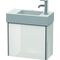 Duravit Waschtischunterbau XSQUARE 397x484x240mm Türansch li weiß hochglanz
