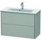 Duravit WTU COMPACT XSQUARE 560x810x388mm betongrau matt