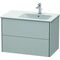 Duravit Waschtischunterbau XSQUARE 560x810x478mm Be re No weiß seidenmatt