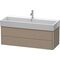 Duravit Waschtischunterbau XSQUARE 397x1184x460mm leinen