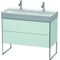 Duravit Waschtischunterbau XSQUARE 731x984x460mm lichtblau matt