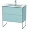 Duravit Waschtischunterbau XSQUARE 832x810x478mm lichtblau seidenmatt