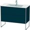 Duravit Waschtischunterbau XSQUARE 832x1010x478mm nachtblau seidenmatt