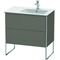 Duravit Waschtischunterbau XSQUARE 832x810x478mm Be re fla grey seidenmatt