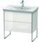 Duravit Waschtischunterbau XSQUARE 805x810x473mm weiß hochglanz