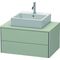 Duravit Waschtischunterbau XSQUARE 400x800x548mm taupe seidenmatt