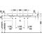 Duravit Möbelwaschtisch HAPPY D.2 m ÜL HLB 1200x505mm geschli 2 HL weiß WG