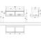 V&B Waschtischunterschrank VENTICELLO 1253x420x502mm Griff chr White Matt