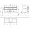 V&B Waschtischunterschrank VENTICELLO 1153x590x502mm Griff chr White Wood