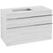 V&B Waschtischunterschrank VENTICELLO 957x606x502mm Griff chr White Wood