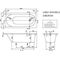 V&B Whirlpoolsystem OBERON m BW R-eck 1600x750 Tech. Pos 1 we