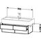 Duravit Waschtischunterbau VERO 431x950x298mm weiß matt