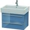 Duravit Waschtischunterbau X-LARGE 443x650x448mm stone blue hochglanz