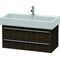 Duravit Waschtischunterbau X-LARGE 443x950x448mm nussbaum gebürstet