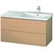 Duravit Waschtischunterbau L-CUBE 1020x481x555mm eiche gebürstet