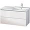 Duravit Waschtischunterbau L-CUBE 1020x481x555mm weiß hochglanz