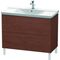 Duravit Waschtischunterbau L-CUBE 1020x481x709mm amerikanisch nussbaum