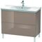 Duravit Waschtischunterbau L-CUBE 1020x481x709mm cappuccino hochglanz