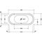 Duravit Oval-Whirlwanne STARCK 170 l 180x80 we 2 RS Jet-System