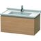 Duravit Waschtischunterbau L-CUBE 469x820x408mm europäische eiche