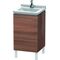 Duravit Waschtischunterbau L-CUBE 447x460x712mm Ans links nussbaum natur